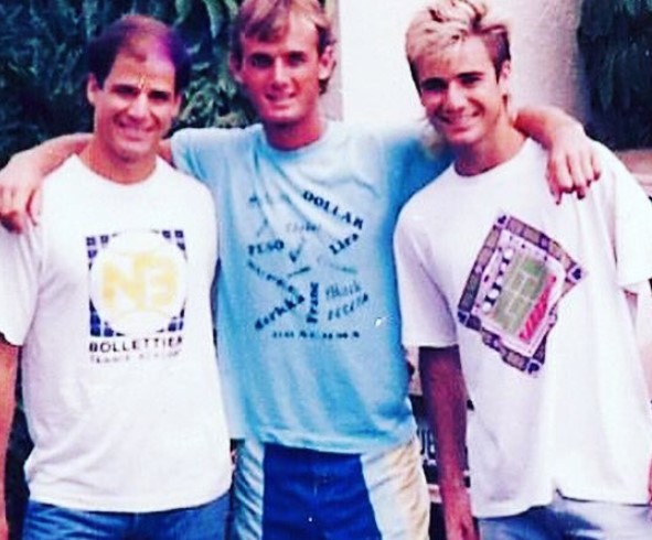 Philip Agassi With Brother Andre Agassi, Young Picture